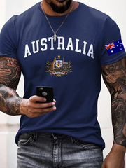 Men's Australia Print short sleeves t-shirt