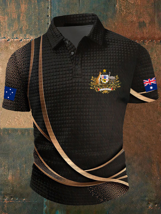 Men's Australian Business Style short sleeve shirt