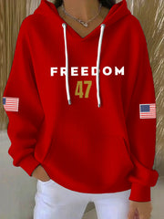Women's Freedom 47 Flag Hoodie