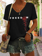 Women's Patriotic T-shirt