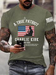 Men's A True Patriot R.I.P Charlie Kirk Tee