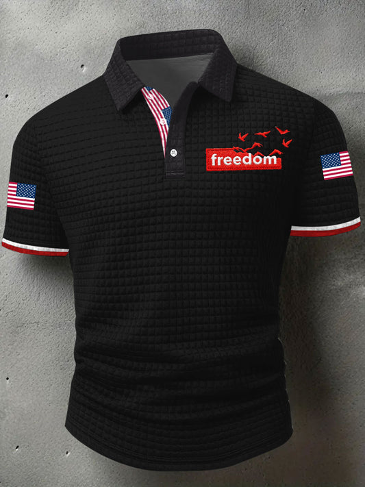 Men's Freedom Liberty Flagshort Shirt