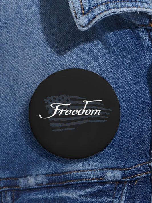 Unisex Freedom Flag Print Pins