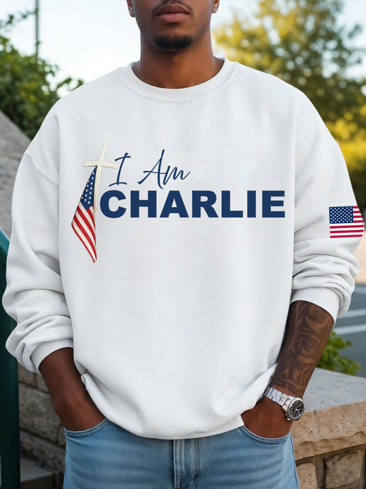Men's I Am Charlie Print Sweatshirt