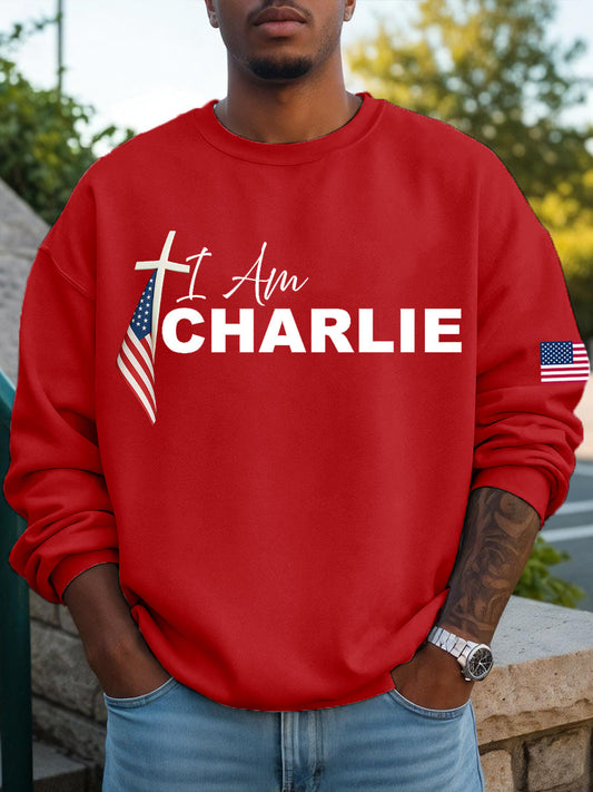Men's I Am Charlie Print Sweatshirt