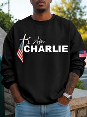 Men's I Am Charlie Print Sweatshirt