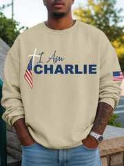 Men's I Am Charlie Print Sweatshirt