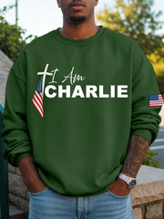 Men's I Am Charlie Print Sweatshirt