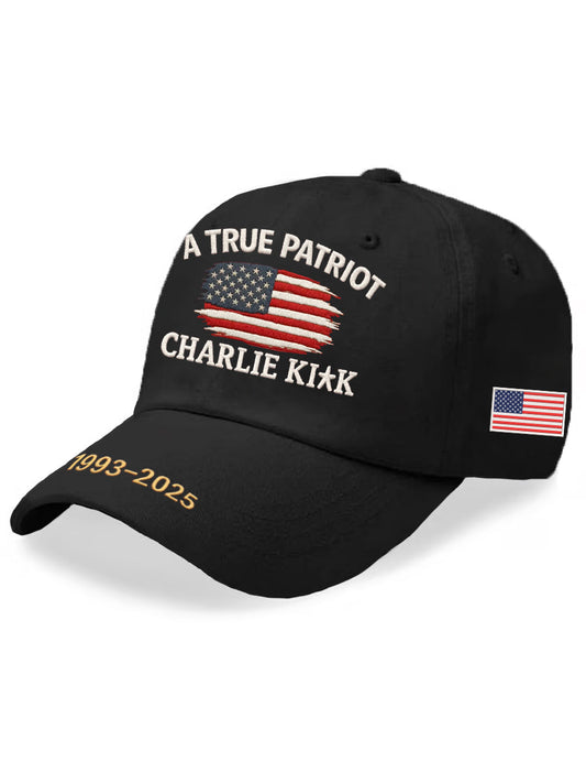 Unisex A True Patriot R.I.P Charlie Kirk Hat