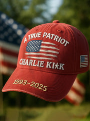 Unisex A True Patriot R.I.P Charlie Kirk Hat