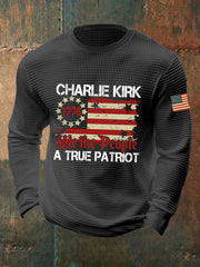 Men's A True Patriot Printed Casual T-Shirt