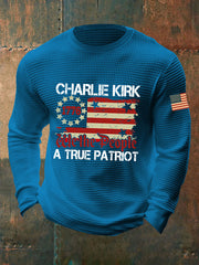Men's A True Patriot Printed Casual T-Shirt