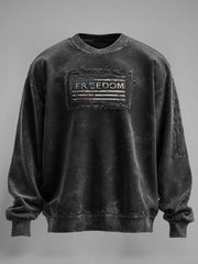 Men's Freedom Printed Casual Sweatshirt
