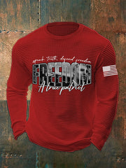 Men's Patriot Waffle Long Sleeve T-shirt