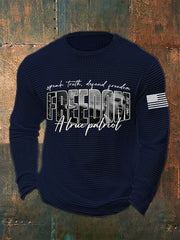 Men's Patriot Waffle Long Sleeve T-shirt