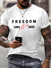 Men's Freedom Is Not Free R.I.P Charlie Kirk Short Sleeve T-shirt