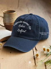 Unisex Legends Never Die R.I.P Robert Redford Memorial Hat