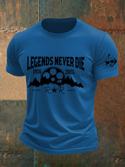 Men's Legends Never Die short-sleeved T-shirt