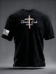 Men's Freedom Is Not Free R.I.P Charlie Kirk Short Sleeve T-shirt