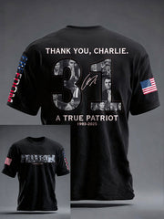 Men's Freedom True Patriot Printed T-shirt