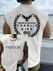 Men's Patriotic Hoodie Vest