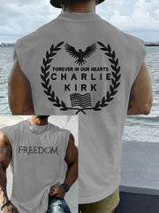 Men's Patriotic Hoodie Vest