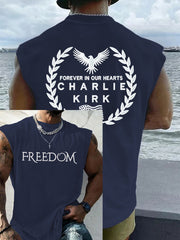 Men's Patriotic Hoodie Vest