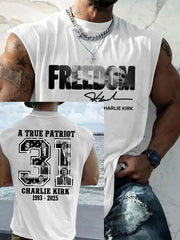 Men's Patriotic Hoodie Vest