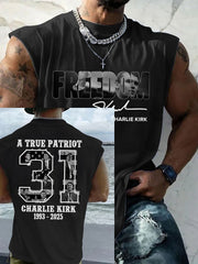 Men's Patriotic Hoodie Vest
