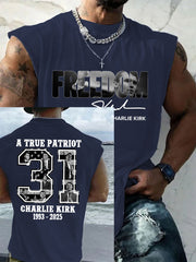 Men's Patriotic Hoodie Vest