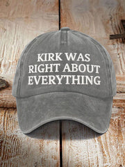 Unisex Resort Kirk Was Right About Everything Cap