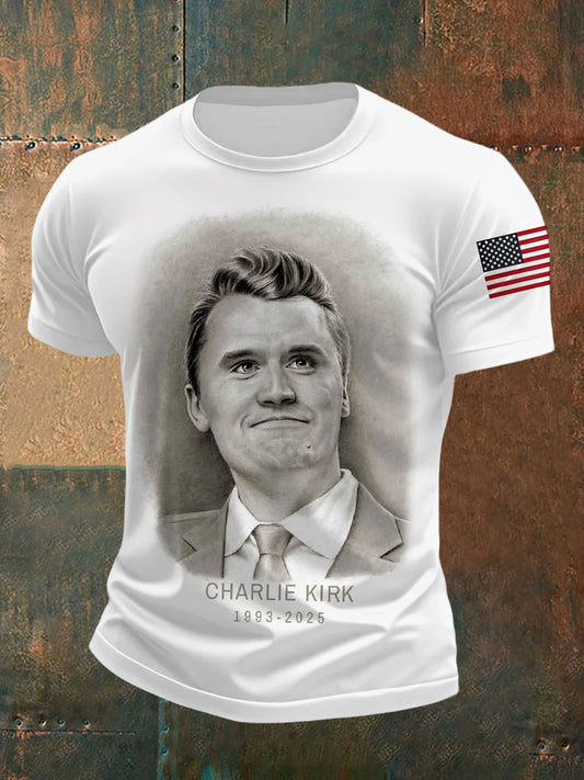 Men's A True Patriot R.I.P Charlie Kirk Tee