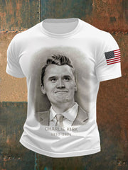 Men's A True Patriot R.I.P Charlie Kirk Tee