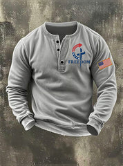Men's Freedom Faith Printed Sweatshirt