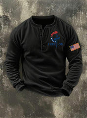 Men's Freedom Faith Printed Sweatshirt
