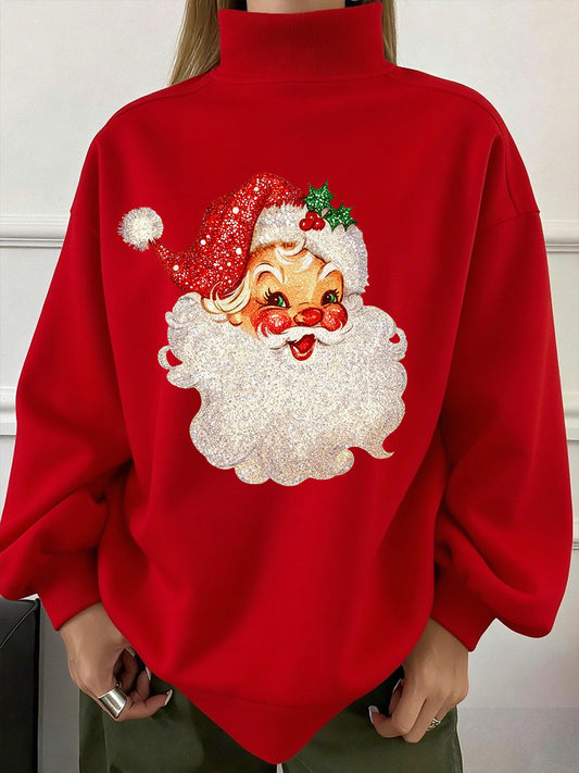 Women's Santa Claus Regular Sweatshirt