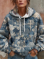 Women's Faith Art Printed Hoodie