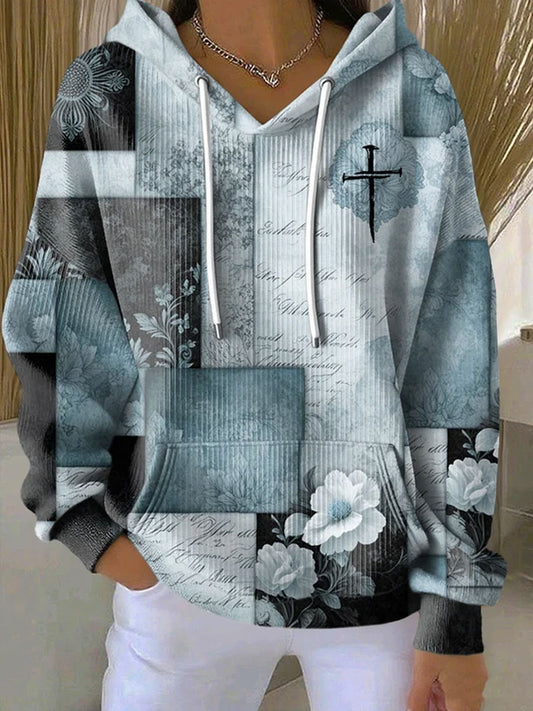 Women's Faith Art Printed Hoodie