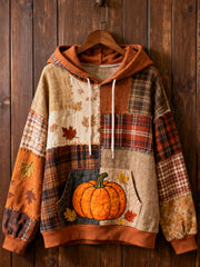 Women's Christmas Print Casual Hoodie