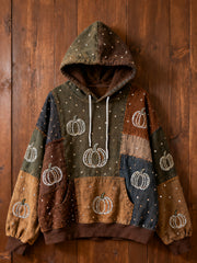Women's Christmas Print Casual Hoodie
