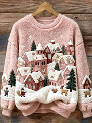 Women's Christmas Print Casual Top