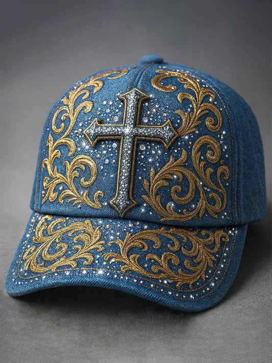 Faith Cross Print Casual Unisex Cap