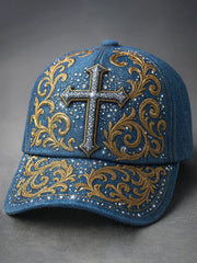 Faith Cross Print Casual Unisex Cap