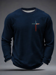 Men's Faith Over Fear Waffle Long Sleeve T-Shirt