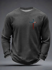 Men's Faith Over Fear Waffle Long Sleeve T-Shirt