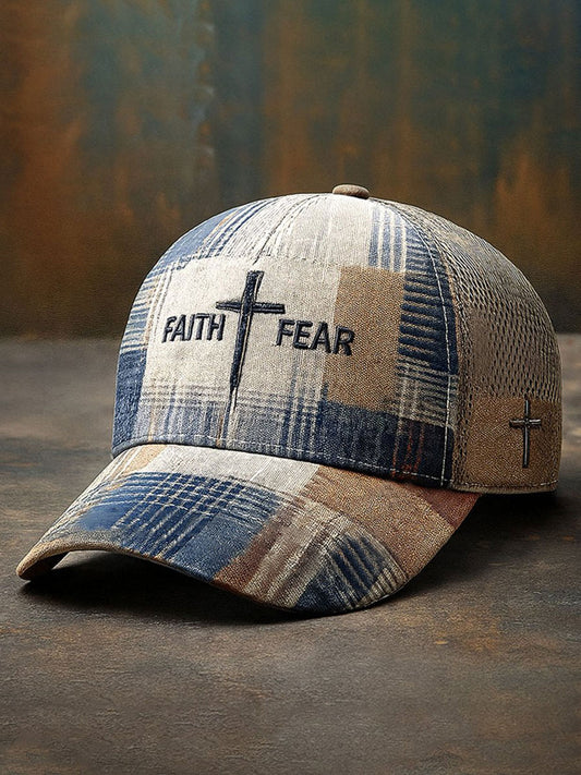 Faith Over Fear Printed Casual Unisex Cap