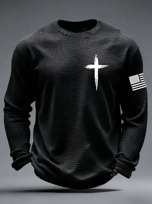 Men's The Way The Truth & The Life Waffle Long Sleeve T-Shirt