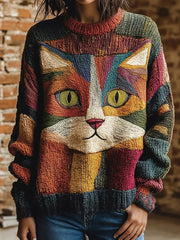 Women's Cat Vintage Tops