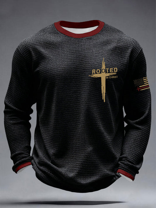 Men's Rooted in Christ Waffle T-Shirts