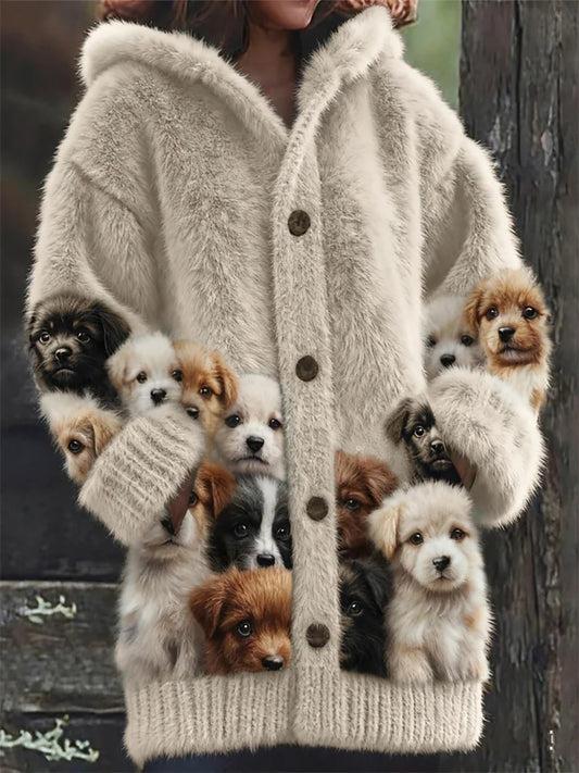 Women's Flannel Animal Print Coats